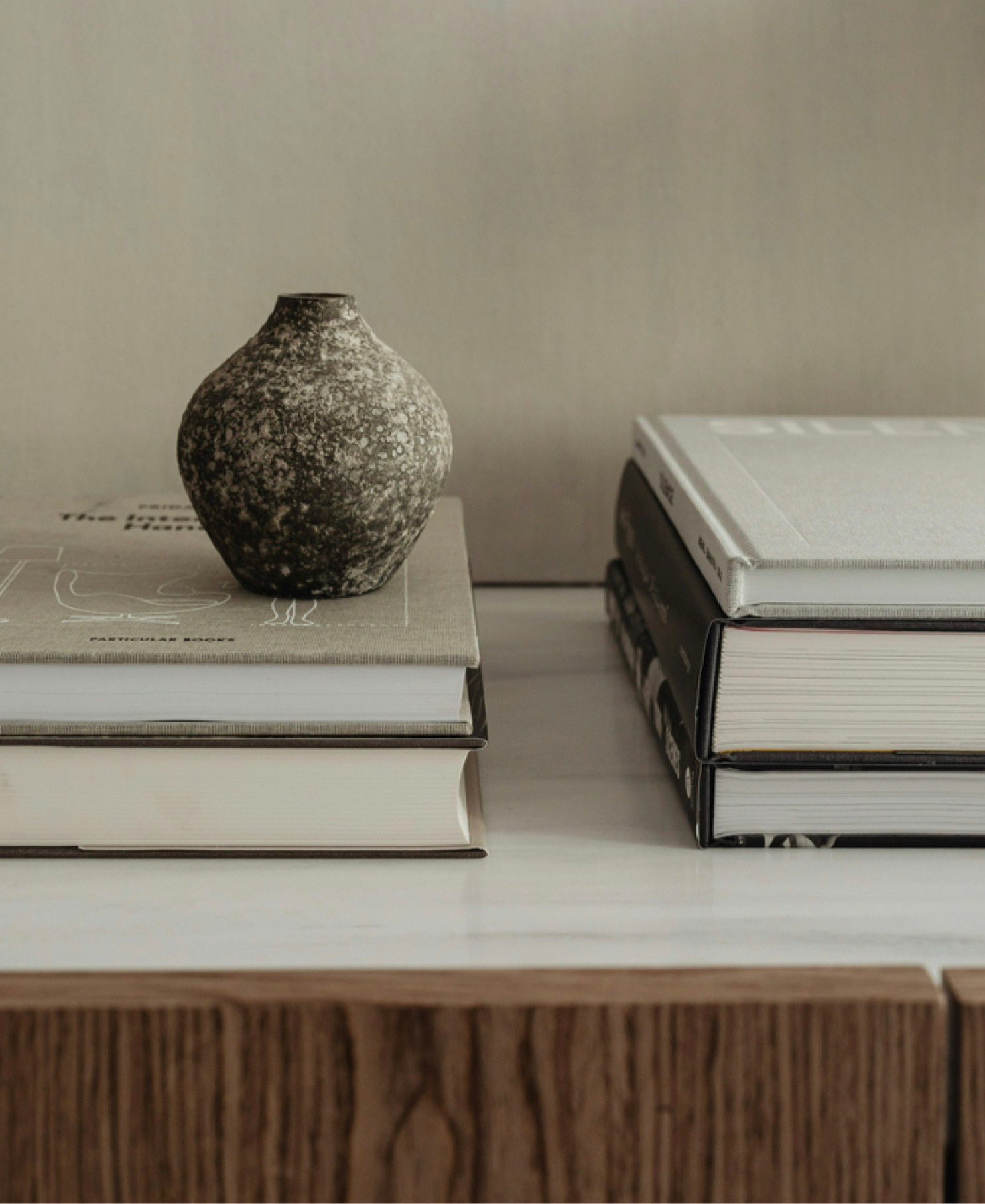 Editorial lifestyle detail in a calm maintained home