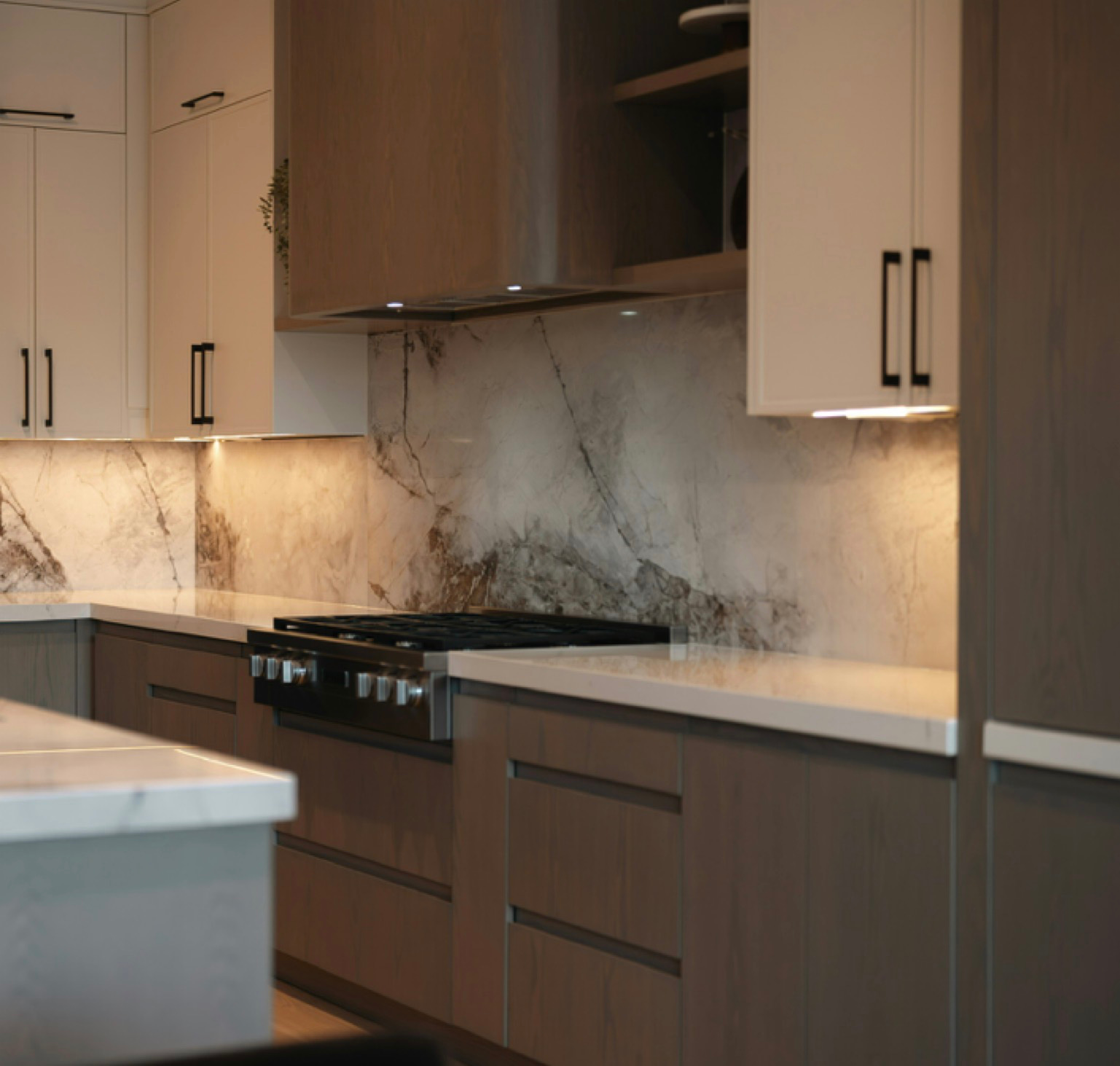 Maintained kitchen interior